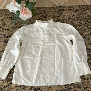 ✨ JANIE and JACK Victorian Styled Lace Blouse girls size 4